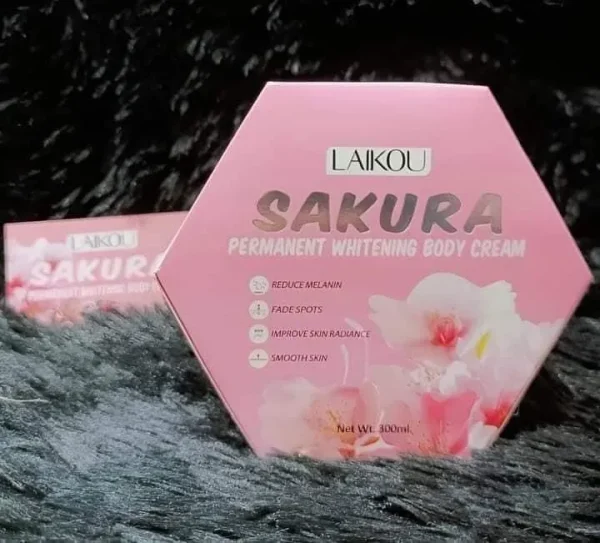 Laikou Sakura Permanent Body Cream 300ml